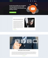 电子邮件电子媒介公司网站模板