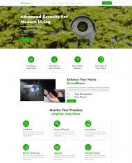 监控设备公司响应式HTML5模板