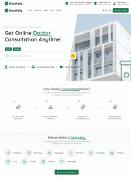 在线医疗诊断咨询网站模板