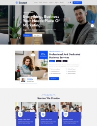 能源建筑财务投资行业公司网站模板