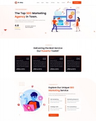 搜索引擎优化营销代理服务公司网站模板