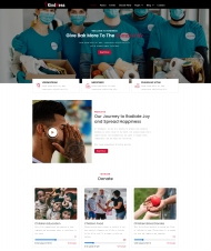 公益医疗服务组织HTML5网站模板