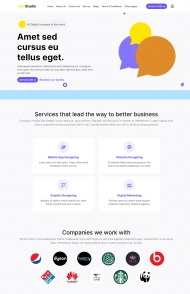 现代互联网业务服务公司网站模板