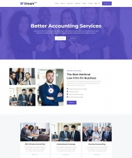 HTML5会计服务公司宣传网站模板