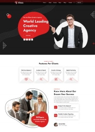 创意服务公司宣传网站模板