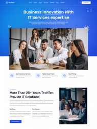  响应式创新IT服务公司网站模板 