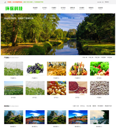  自适应有机生态农业科技网页模板 