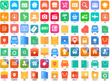 85个各个行业手机APP方形导