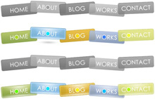 纯css3波浪形菜单按钮