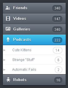 css3树形导航 css3树形导航代码下载