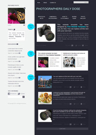 摄影网站CSS模板