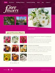 花店CSS网页模板