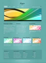 板岩主题CSS网页模板