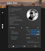 个性名片HTML5模板
