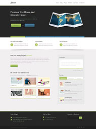 简洁设计HTML5网页模板
