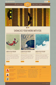 创意博客HTML5网页模板