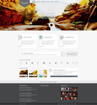 独特设计HTML5网页模板