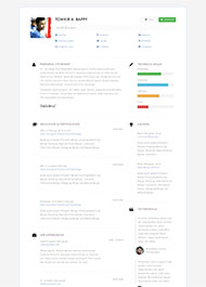 简洁个人简历介绍模板