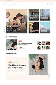 图片生活记录博客响应式模板