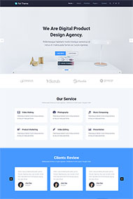 创意个人图文博客HTML模板