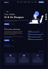 创意个人作品主题html模板