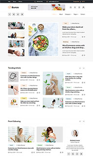 生活记录图文博客网页模板