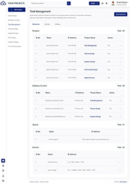 云项目计划管理后台管理模板