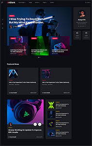 博客杂志资讯网站HTML5模板