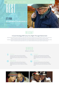 中老年人健康咨询网站模板