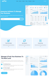 软件登陆页设计企业网站模板
