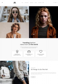 响应式时尚新闻资讯网站模板