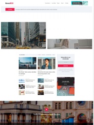 HTML5热点实时新闻资讯网站模板
