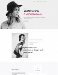 UI设计师个人简历介绍网页模板