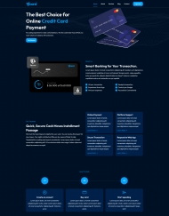 在线信用卡支付平台网站模板
