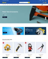 机电工具设备在线折扣商城网站模板