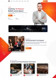 最新时事博客资讯服务网站模板