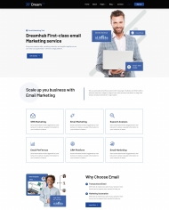 电子邮件营销工具服务网站模板