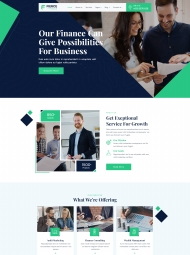 财务审计管理服务公司网站模板