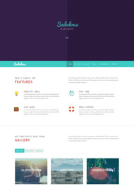 大气简洁单页html5模板