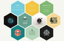 css3实现六角形效果 css3实现六角形网页特效