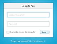 Login Form登陆框 Login Form登陆框网页特效