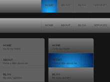 CSS3实现颜色渐变菜单 CSS3实现颜色渐变菜单网页