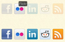 jQuery社交网站图标展示 jQuery社交网站图标展示网