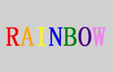 jQuery实现彩虹文字效果 jQuery实现彩虹文字效果网