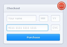 css3实现结账Form表单 css3实现结账Form表单网页特效