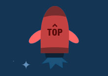 星空火箭置顶jQuery特效 超可爱的星空火箭置顶