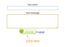 jQuery模拟skype按钮效果