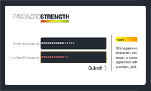 jQuery密码强度插件Power PWChecker