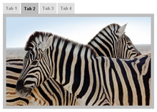 jquery卷帘门滑动选项卡插件