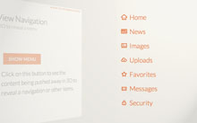 JS+CSS3角度页面视图导航